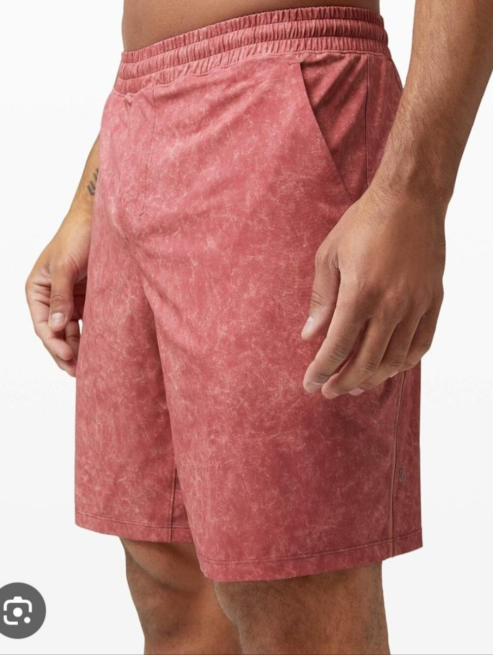 lululemon athletica Men's 9" Pacebreaker Athletic Shorts Washed Rose  Sz L